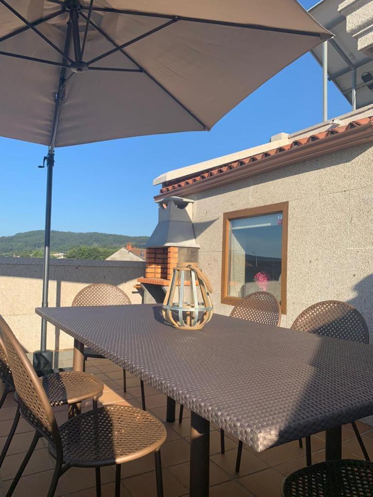 "Sanxenxo Holidays" Atico Con Garaje, Barbacoa Y Piscina A 5 Min Del Centro Exterior foto