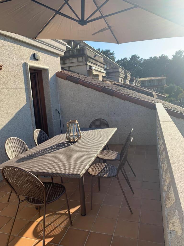 "Sanxenxo Holidays" Atico Con Garaje, Barbacoa Y Piscina A 5 Min Del Centro Exterior foto